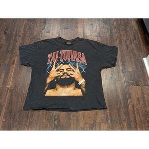 Tai Tuivasa Shirt Mens 2XL Black UFC GOAT Crew From The Area MMA Graphic Tee